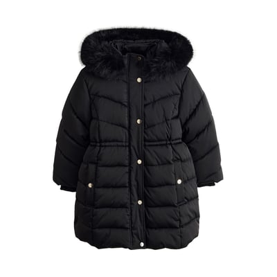 Manteau matelassé imperméable imitation fourrure NEXT