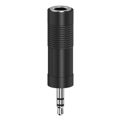 Adaptateur Audio, Jack Mâle 3,5 Mm - Jack Femelle 6,3 M, Stéréo HAMA