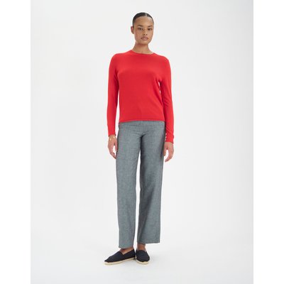 Pull Angelica en coton rouge INES DE LA FRESSANGE PARIS