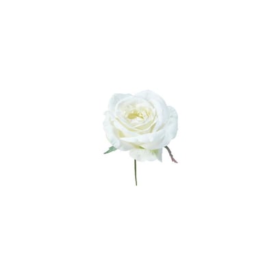 Tige de rose à piquer dans de la mousse artificielle H18 SIA
