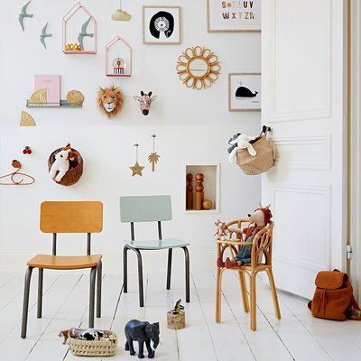 Bureau et chaise d’écolier vintage Buton LA REDOUTE INTERIEURS