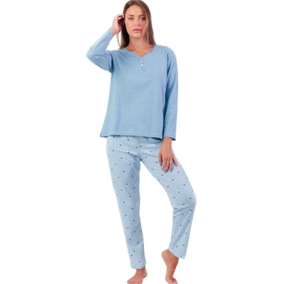 Pyjama pantalon top manches longues Stripes And Stars ADMAS