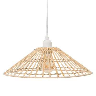 Suspension cône en bambou naturel ATMOSPHERA