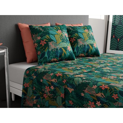Parure de draps plat coton, Zania ATELIER DU COTON