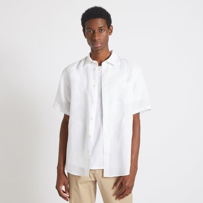 Chemise manches courtes en 100% lin, European Flax MONOPRIX