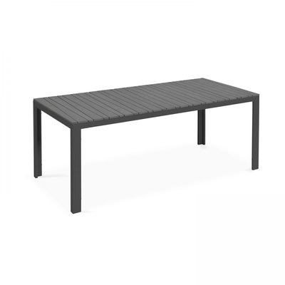 Table de jardin bi-matière 8 personnes - SAINT RAPHAEL OVIALA