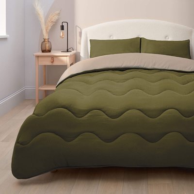Seersucker Coverless 10.5 Tog Duvet and Pillowcase Set SILENTNIGHT