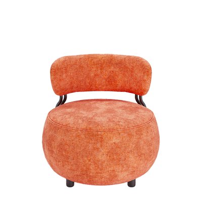 Fauteuil rond en velours - MIA POTIRON PARIS