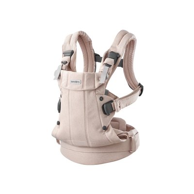 Porte bébé Harmony tissé chiné rose BABYBJORN