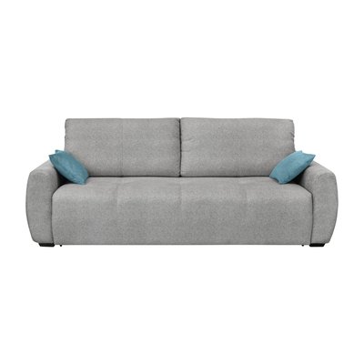 Canapé convertible 3 places en tissu avec coffre L246 cm - ALBA CALICOSY