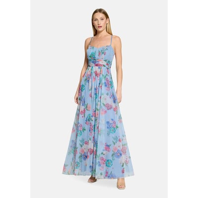 Robe de soirée à imprimé à fleurs VERA MONT