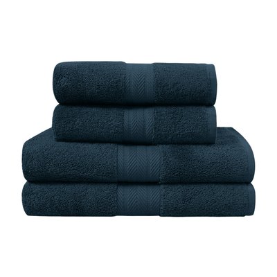Ensemble de bain 4 pièces (2 draps de bain + 2 serviettes de toilette) LUXURY SENSEI MAISON