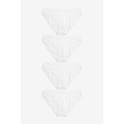 Culottes échancrées bordure, lot de 4 NEXT