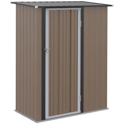 Abri de jardin porte verrouillable tôle d'acier OUTSUNNY