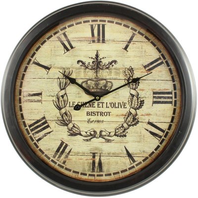 Horloge ancienne murale olives DECORATION D’AUTREFOIS