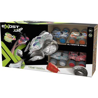 4 petites voitures à friction - exost jump - maxi circuit SILVERLIT