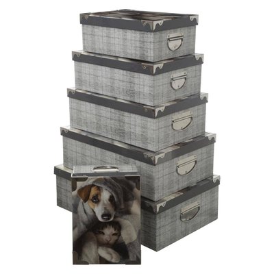 Lot de 6 boîtes cocooning coins 5FIVE SIMPLY SMART