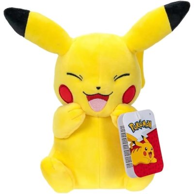 Pokemon Peluche Pikachu rieur 20,3 cm JAZWARES