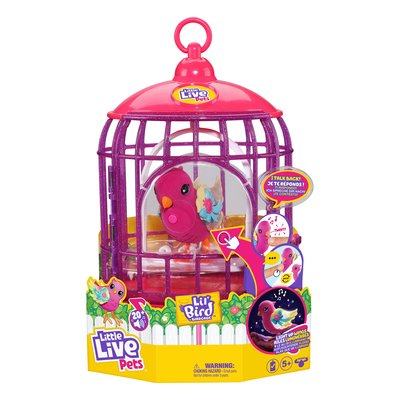 Little Live Pets : Lil' Oiseau & Bird Cage - Tiara Twinkles MOOSE
