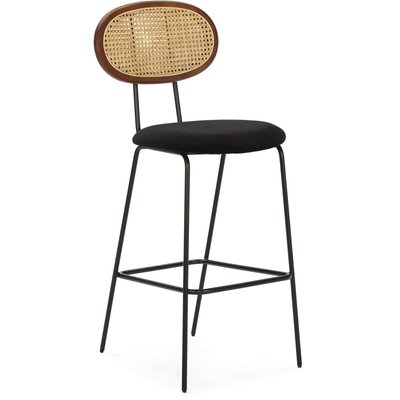 Chaise de bar en rotin, Cale vintage RECOLLECTION