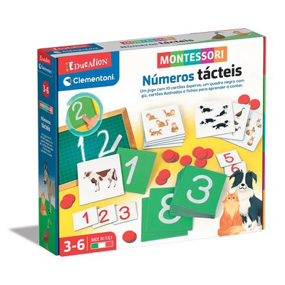 Brinquedo "Montessori - Números tácteis", CLEMENTONI CLEMENTONI