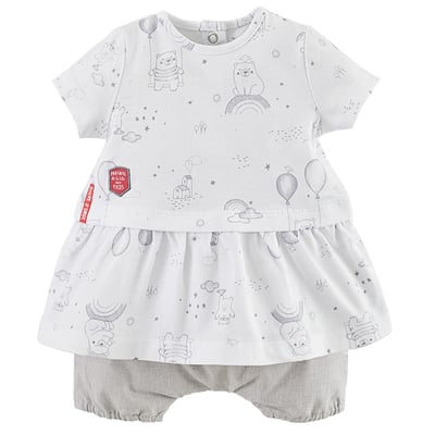 Ensemble robe et bloomer bebe fille SUCRE D'ORGE