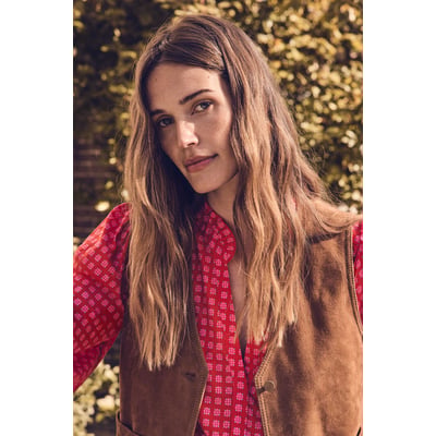 Gilet en cuir PERLIN Maison 123