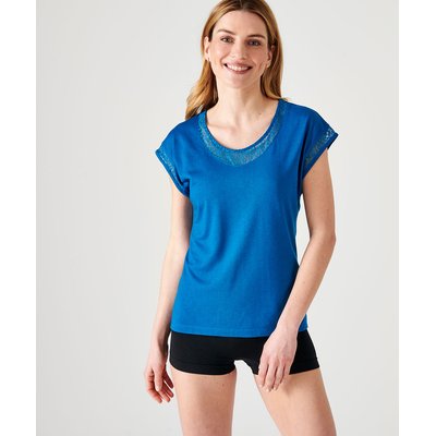 T-shirt Thermol'love avec empiècement en tulle DAMART