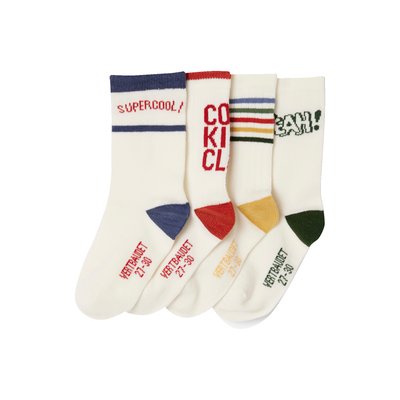 Lot de 4 paires de chaussettes sport VERTBAUDET