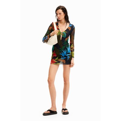 Mini-robe tulle tropicale DESIGUAL