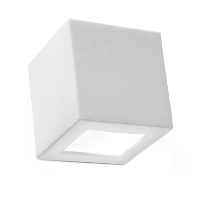 Applique Céramique Blanc E27 1 Leo EDEN