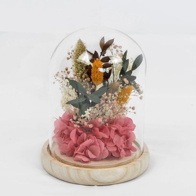 Cloche de fleurs séchées EMMA RECONCILIATION VEGETALE