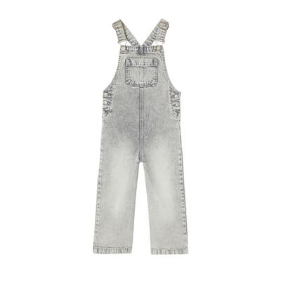 Salopette large en denim VERTBAUDET