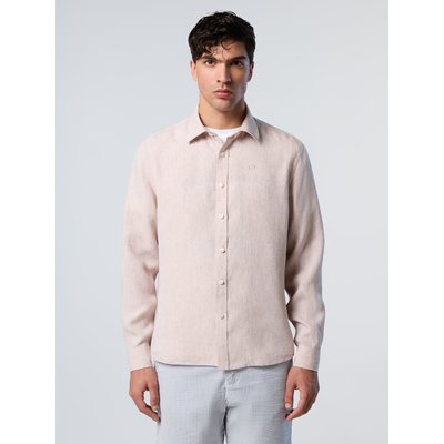 Chemise en lin avec logo brodé NORTH SAILS
