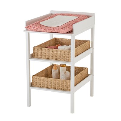 Panier de rangement pour table à lange en corde de papier VERTBAUDET