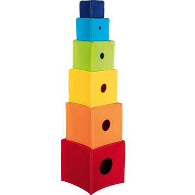 Cubes à empiler en feutrine GOKI