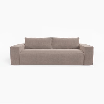 Canapé convertible express 160cm 3 places en velours JOAN SIA HOME