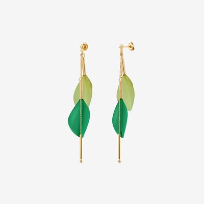 Boucles d'oreilless dorées multi - RIO CAROLINE NAJMAN