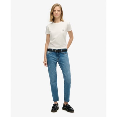 Jean slim taille mi-haute en coton biologique SUPERDRY
