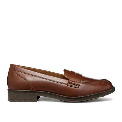 Jaylon Breathable Leather Loafers GEOX
