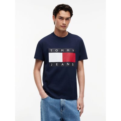 T-shirt manches courtes, logo drapeau TOMMY JEANS
