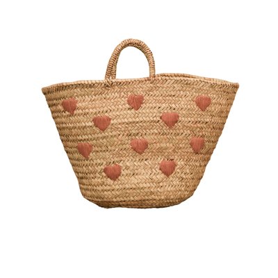 Panier cœur brodé HOME MAISON