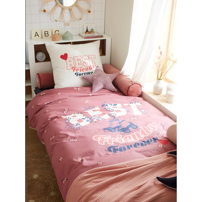 Parure housse de couette + taie d'oreiller BFF VERTBAUDET