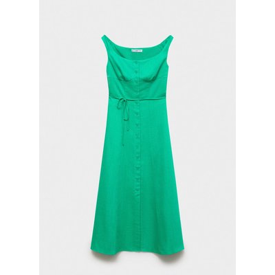 Robe midi boutons MANGO