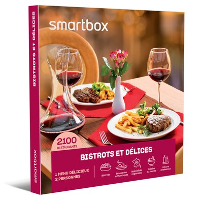 Bistrots et délices- SMARTBOX - Coffret Cadeau Gastronomie SMARTBOX