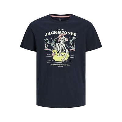T-shirt a maniche corte, disegno scheletro JACK & JONES JUNIOR