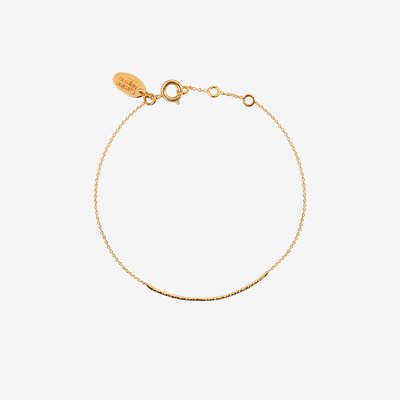 Bracelet doré à l'or fin DISCO CAROLINE NAJMAN