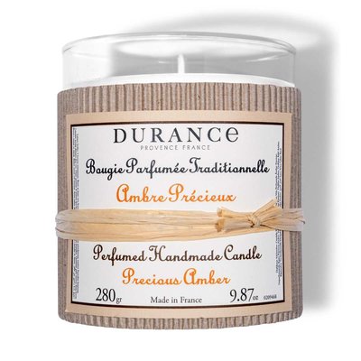 Grande bougie parfumée AMBRE PRÉCIEUX DURANCE