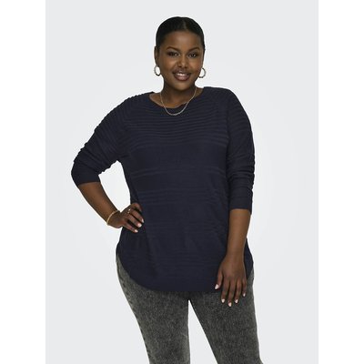 Striped Crew Neck Jumper ONLY CARMAKOMA