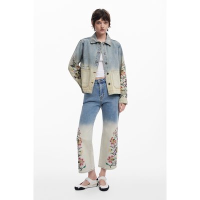 Jean culotte à fleurs DESIGUAL